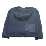 K-WAY felpa tinta unita con zip e cappuccio Blu per Bambino K7141VW BLU K-WAY 