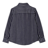 Fay Camicia Tinta Unita Manica Lunga con Fantasia A Righe per Bambino FW5P60 BLU FAY 