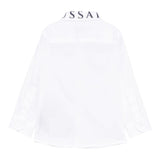 Trussardi Camicia Tinta Unita con Logo per Bambino TIP25091CA BIANCO TRUSSARDI 