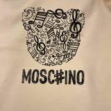 MOSCHINO abito modello felpa tinta unita con stampa Beige per Bambina HDV0GR BEIGE MOSCHINO 