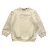 CESARE PACIOTTI felpa chiusa girocollo tinta unita con stampa Panna per Neonato MFP5354BX PANNA CESARE PACIOTTI 