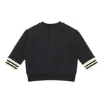 EMPORIO ARMANI felpa girocollo tinta unita con stampa Blu per Bambino 6DHMJ7XJ BLU EMPORIO ARMANI 