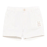 Moschino Bermuda Fantasia A Righe per Neonato MUQ01D BIANCO/BEIGE MOSCHINO 