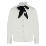 PINKO camicia tinta unita con manica lunga Bianco per Bambina F4PIJGSI090 BIANCO PINKO 