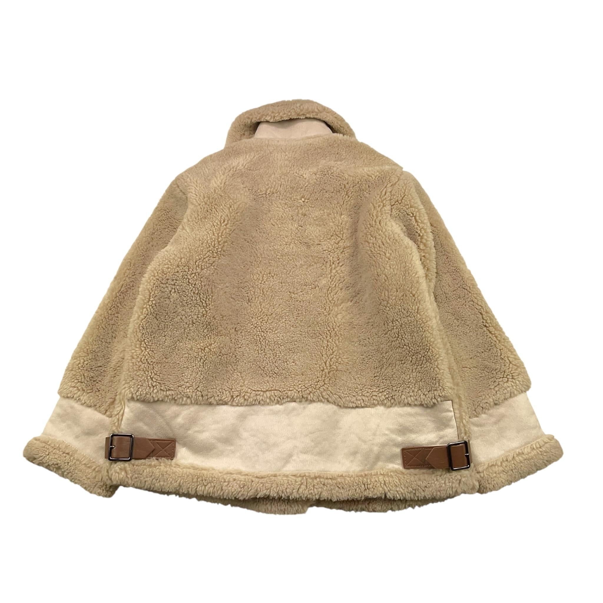 MANILA GRACE giubbino modello teddy tinta unita con zip Beige per Bambina MFJF24C102 BEIGE MANILA GRACE 