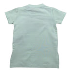 Trussardi T-Shirt Tinta Unita Girocollo con Stampa per Neonata TIP21087 VERDE ACQUA TRUSSARDI 
