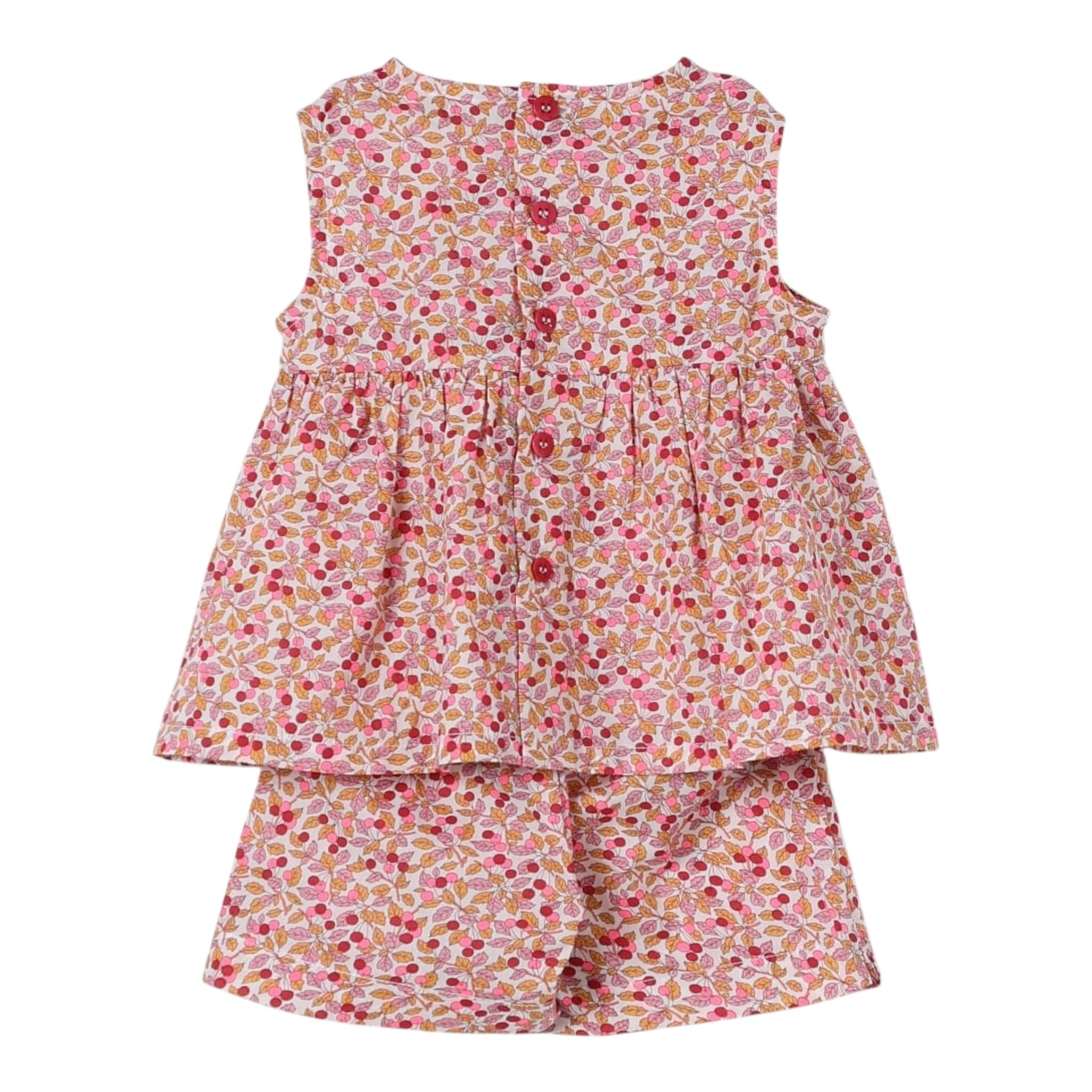 Il Gufo Completo 2 Pezzi Camicia-Short per Neonata P25DP557C4139 BIANCO/ROSA IL GUFO 