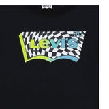 Levi'S T-Shirt Girocollo Tinta Unita con Stampa per Bambino 8EH890 NERO LEVI'S 