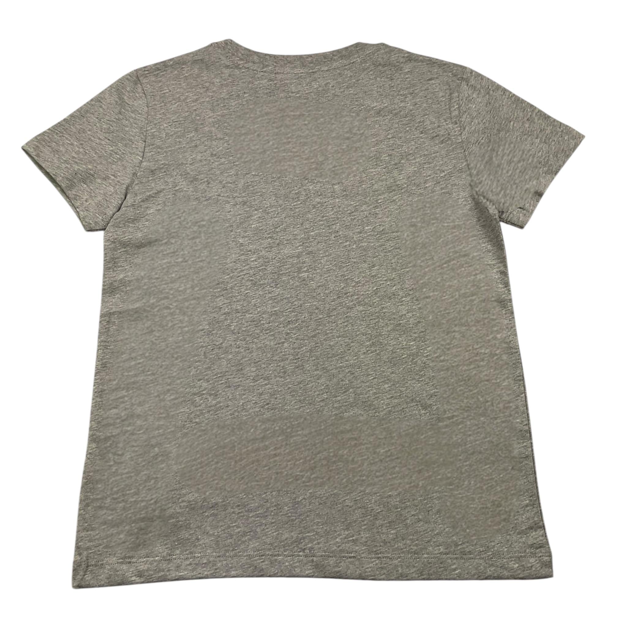 Missoni T-Shirt Tinta Unita Girocollo con Stampa In Rilievo per Bambina MV8P01 GRIGIO MISSONI 