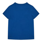 Guess T-Shirt Girocollo Tinta Unita con Stampa per Bambino N5RI00K8HM4JX BLU GUESS 