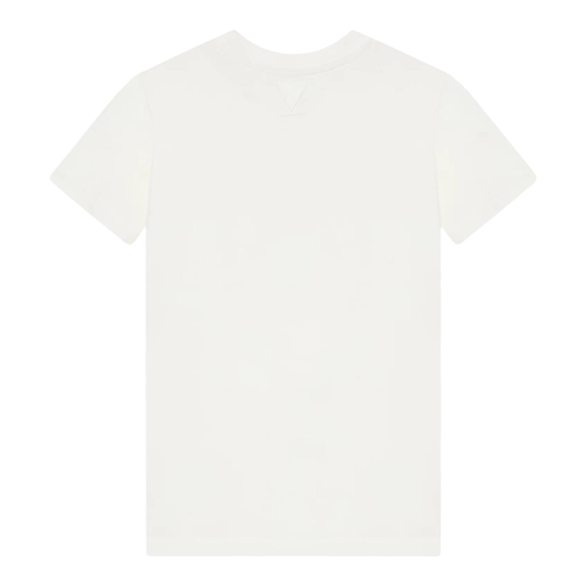 GUESS t-shirt girocollo tinta unita cn logo Bianco per Bambino L2YI59J1311 BIANCO GUESS 
