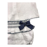 Babidu Completo 2 Pezzi Camicia-Culotte Bianco Per Neonata