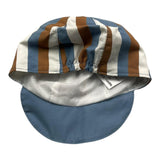 Marlu' Cappello Tricolore Con Visiera Multicolor Per Neonato