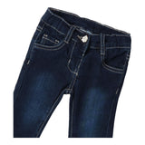 MINI BANDA jeans modello a zampa tinta unita Blu per Neonata A721 BLU MINI BANDA 