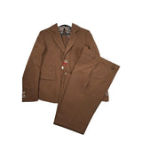 Imperatore Napoli Completo 2 Pezzi Giacca-Pantalone per Bambino COMILLER MARRONE IMPERATORE NAPOLI 