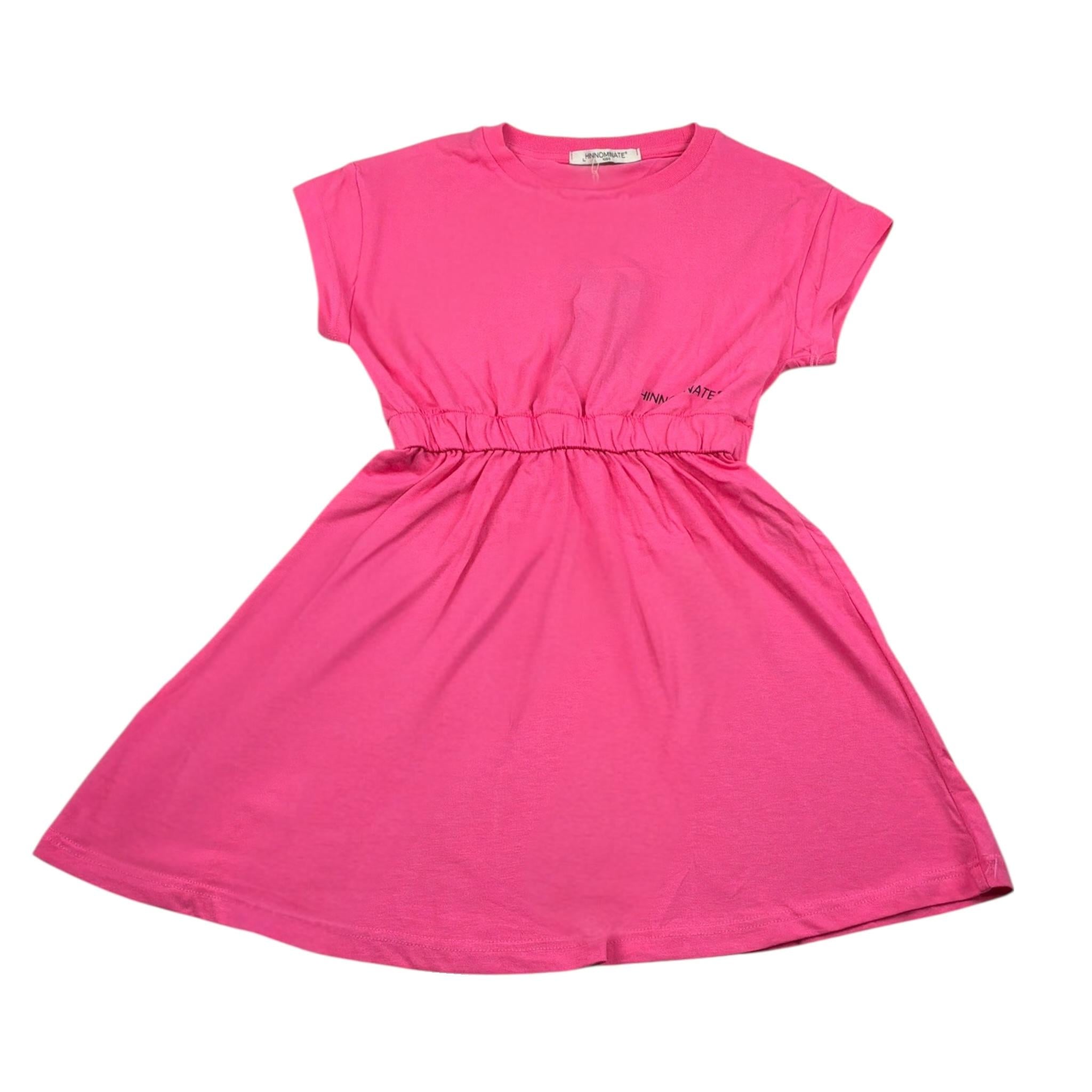Hinnominate Abito tinta unita Mezza Manica Fuxia per Bambina 3646V00026 FUXIA HINNOMINATE 