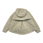K-WAY giubbino tinta unita con zip e cappuccio Verde per Bambina K6132LW VERDE K-WAY 