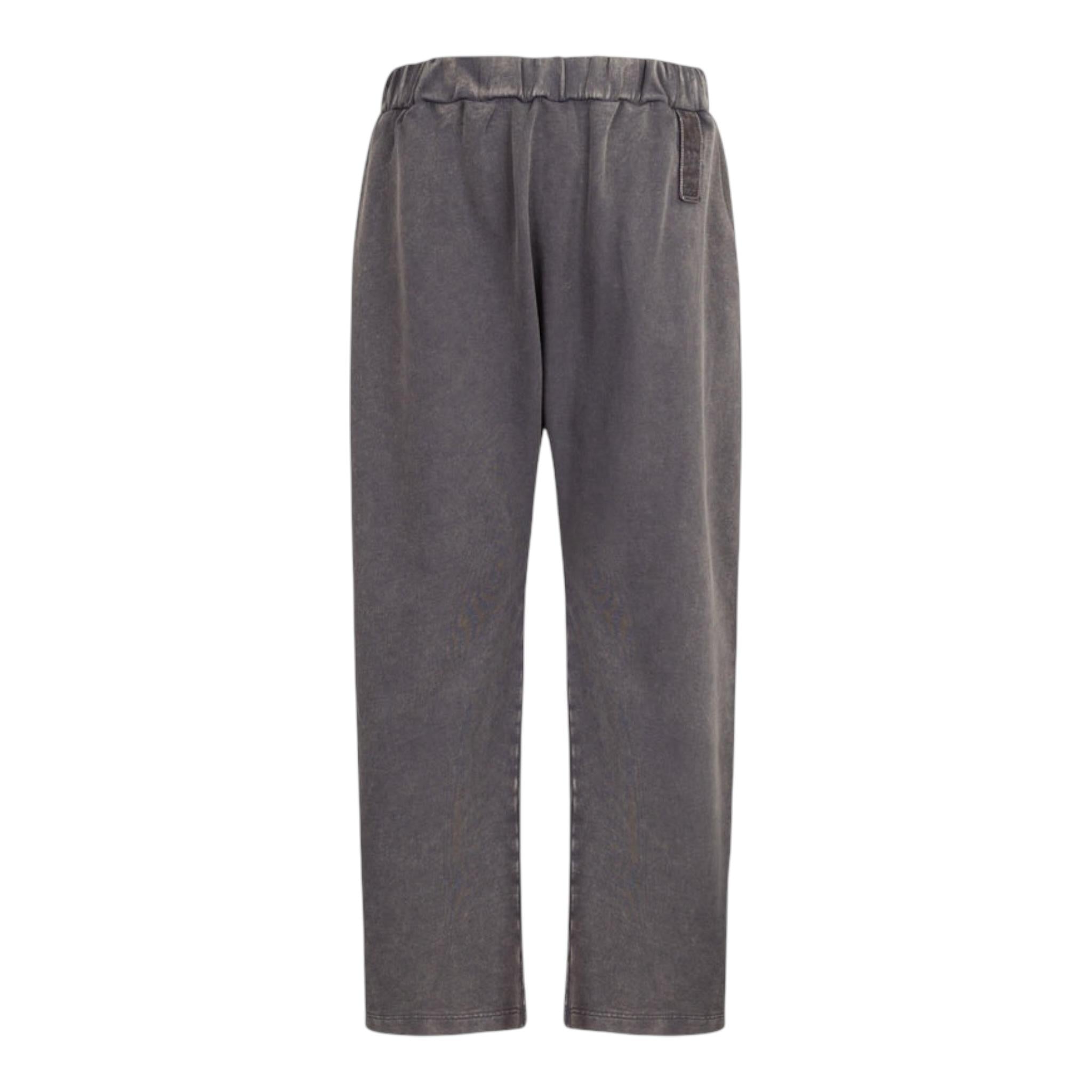 Dou Dou Felpa Chiusa Crop Tinta Unita per Bambina DW4A00 GRIGIO DOU DOU 