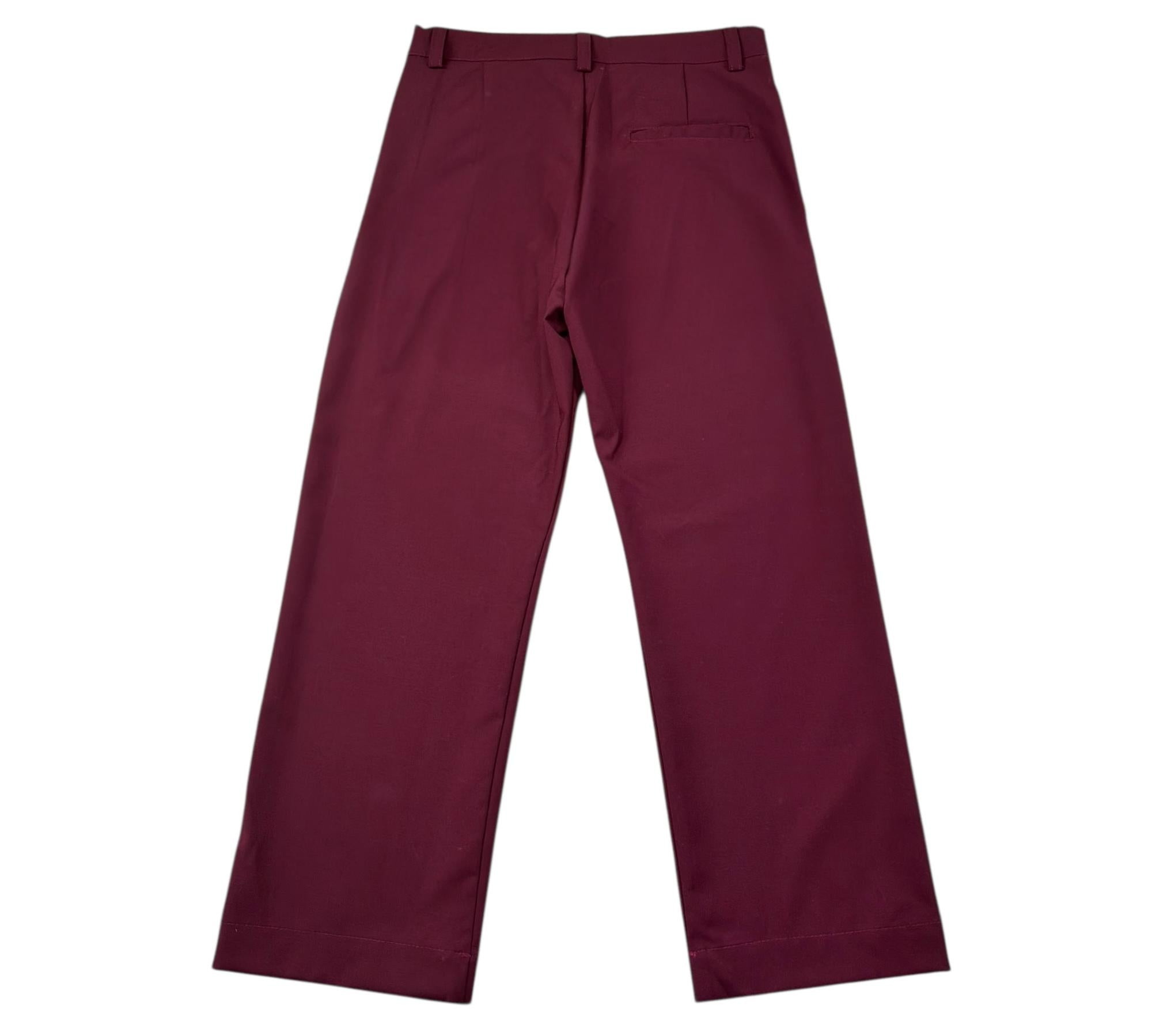 Paolo Pecora Pantalone Tinta Unita con Girovita Regolabile per Bambino PP4195 BORDEAUX PAOLO PECORA 