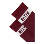 ELISABETTA FRANCHI calzini tinta unita ocn logo Bordeaux per Neonata EFCZ001 BORDEAUX ELISABETTA FRANCHI 
