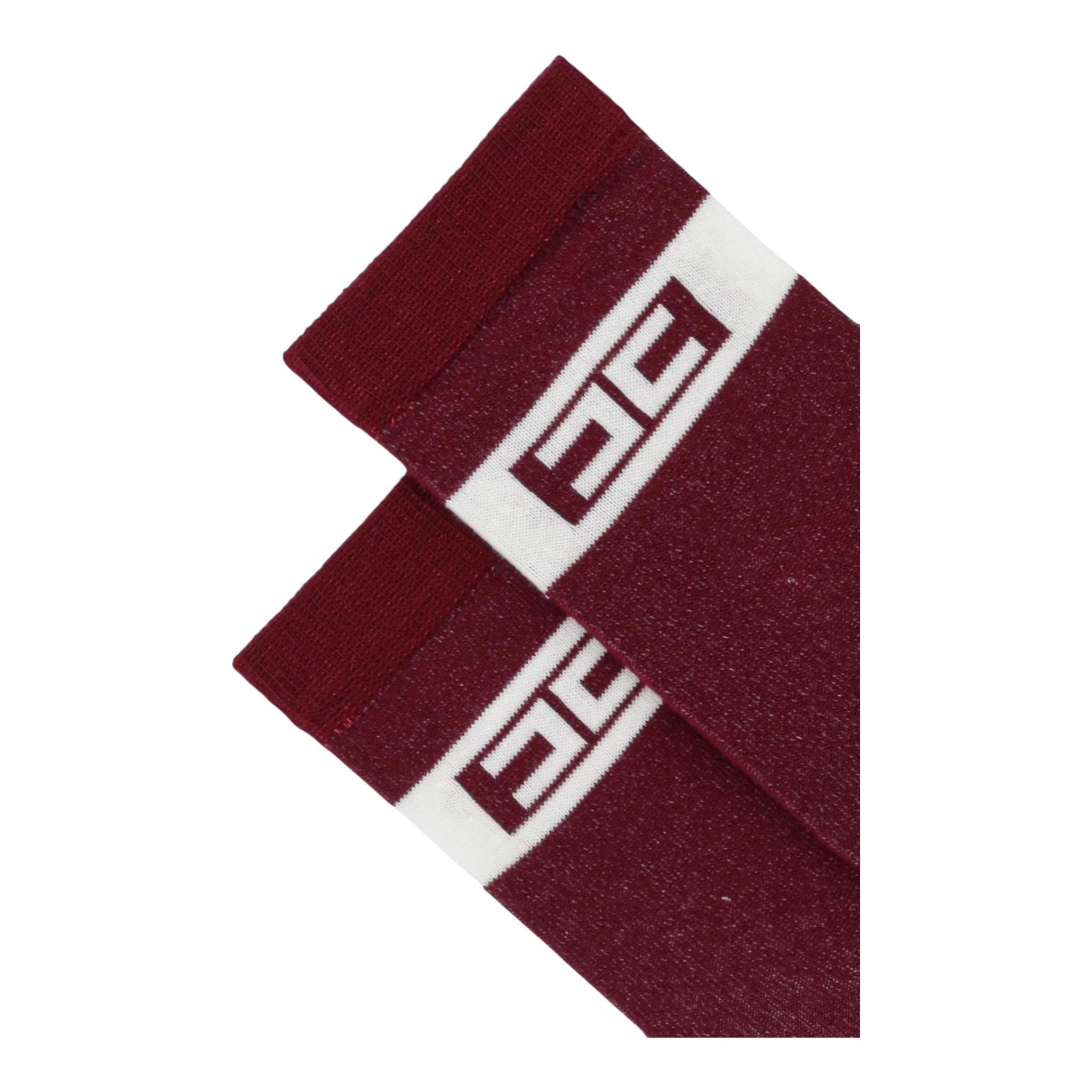 ELISABETTA FRANCHI calzini tinta unita ocn logo Bordeaux per Neonata EFCZ001 BORDEAUX ELISABETTA FRANCHI 