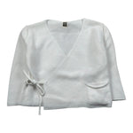 Wedoble Cardigan Tinta Unita per Neonata V2403308A BIANCO WEDOBLE 