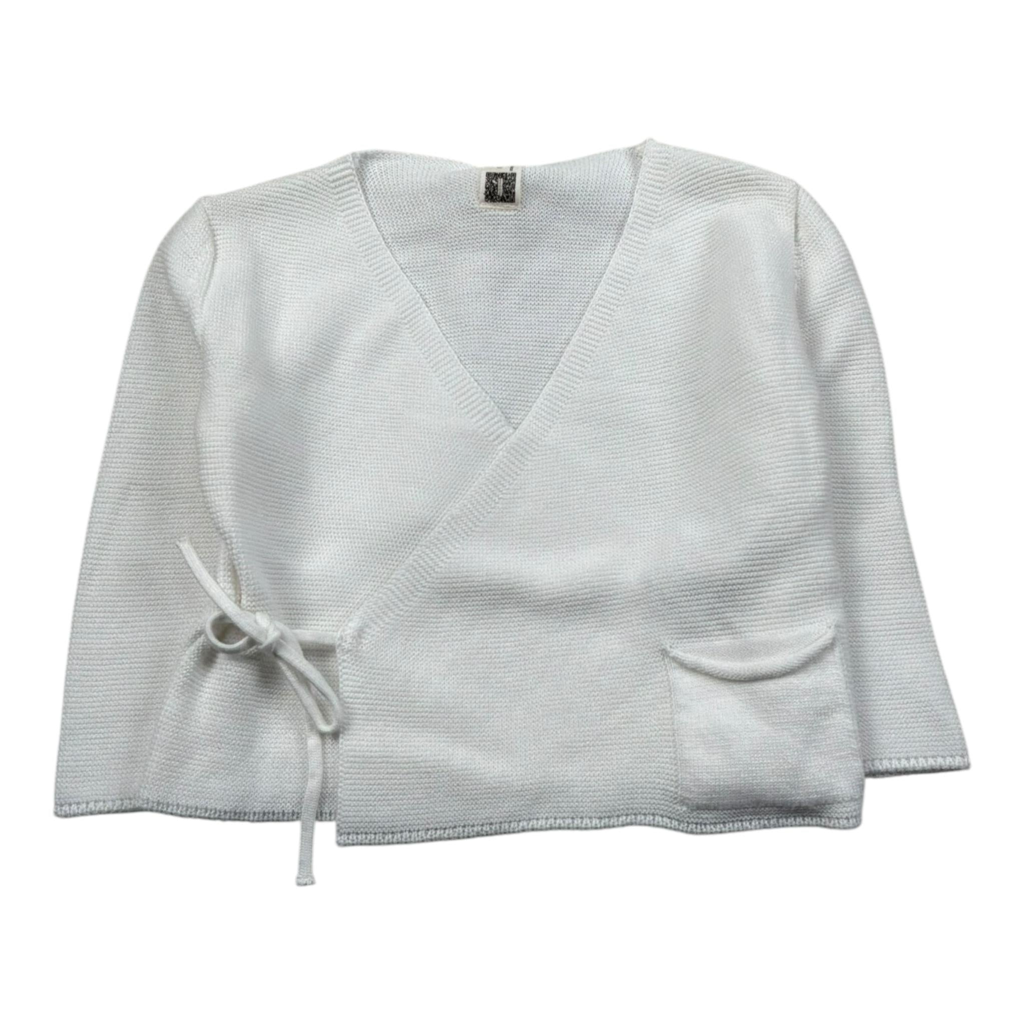 Wedoble Cardigan Tinta Unita per Neonata V2403308A BIANCO WEDOBLE 