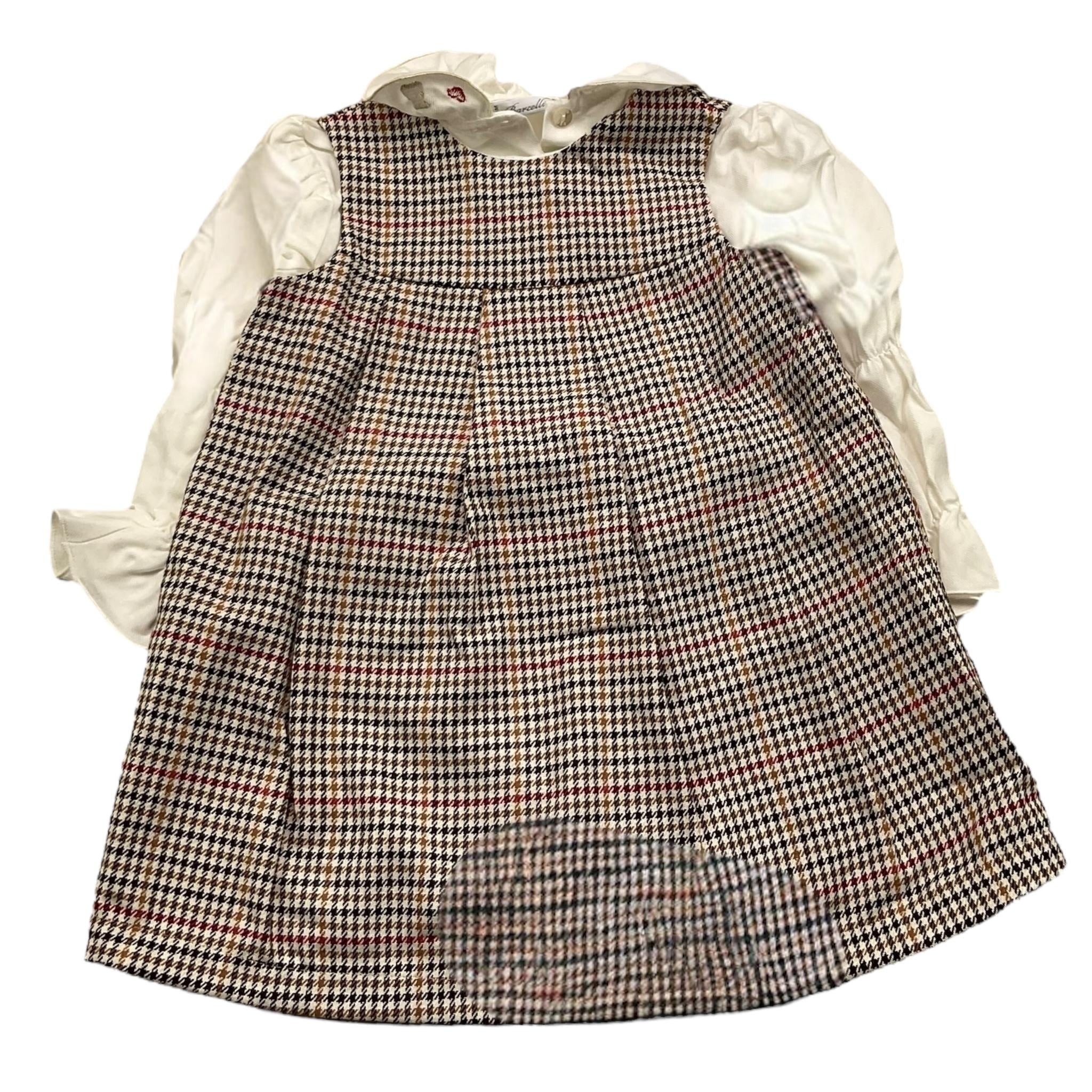 BARCELLINO completo 2 pezzi abito-camicia body Beige per Neonata 115709X BEIGE BARCELLINO 