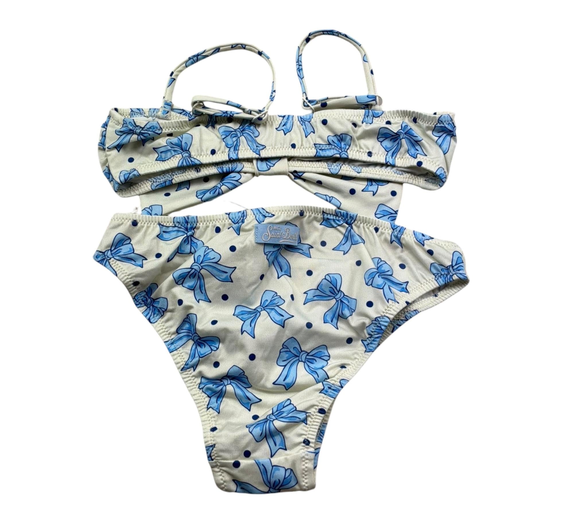 Saint Barth Costume 2 Pezzi Fascia-Mutandina per Bambina MIDGE PANNA SAINT BARTH 