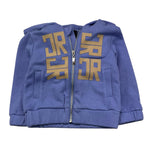 JOHN RICHMOND felpa con zip e cappuccio tinta unita con stampe Azzurro per Neonato RIA25052FE AZZURRO JOHN RICHMOND 