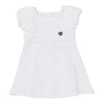 Guess Abito Mezza Manica Tinta Unita con Culotte per Neonata A4GK02WG680 BIANCO GUESS 