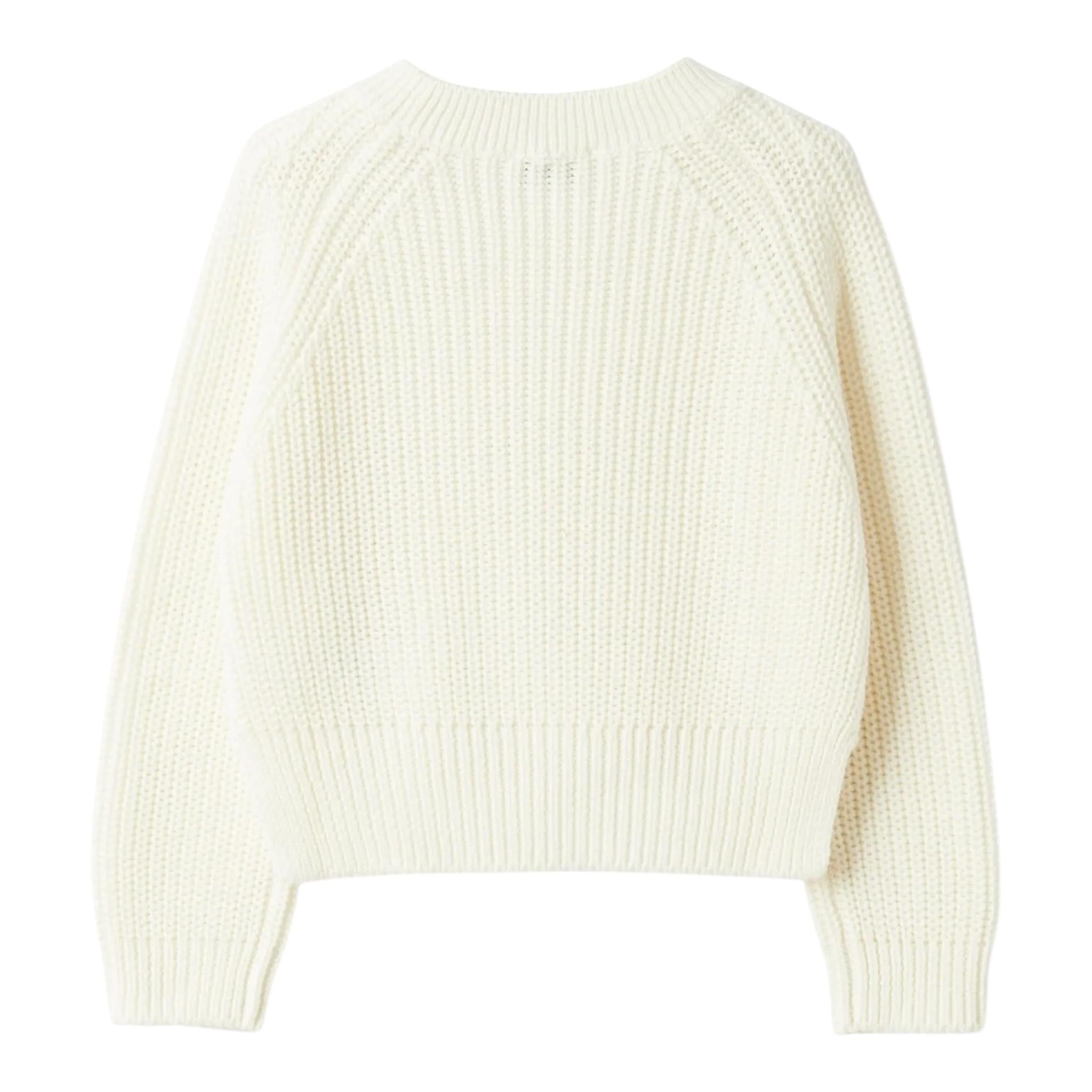 Il Gufo Maglia Girocollo Tinta Unita per Bambina P25MA482EM109J PANNA IL GUFO 