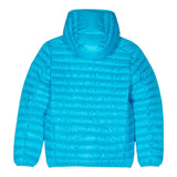 Save The Duck Giubbino Tinta Unita con Cappuccio per Bambino J30650B AZZURRO SAVE THE DUCK 