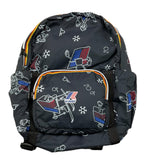 K-WAY zaino tinta unita con stampe logo Blu per Bambino K5123SW BLU K-WAY 
