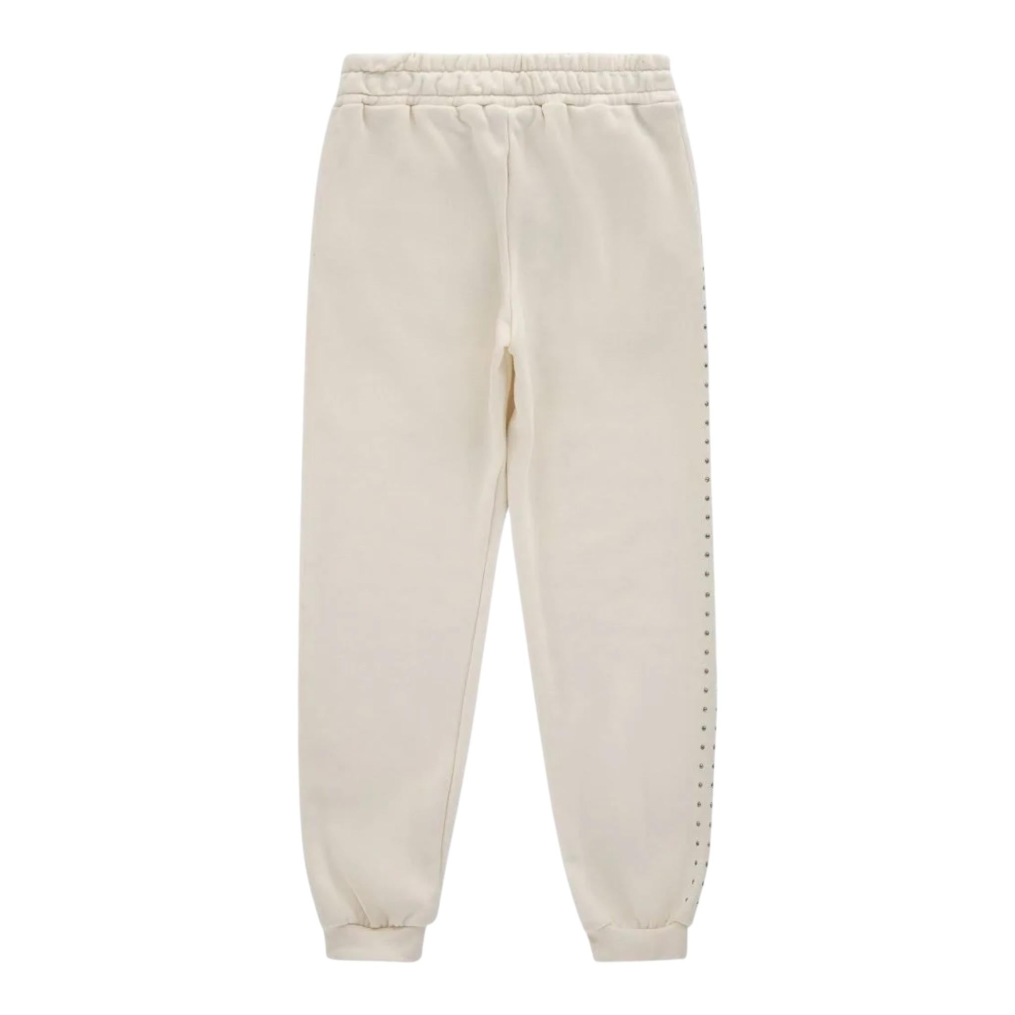 ICEBERG pantalone tuta tinta unita con brillantini Avorio per Bambina PFICE5353J AVORIO ICEBERG 