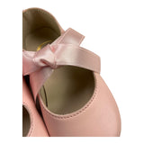 Gallucci Schlichte Ballerinas mit rosa Schnürsenkeln für Baby-Mädchen