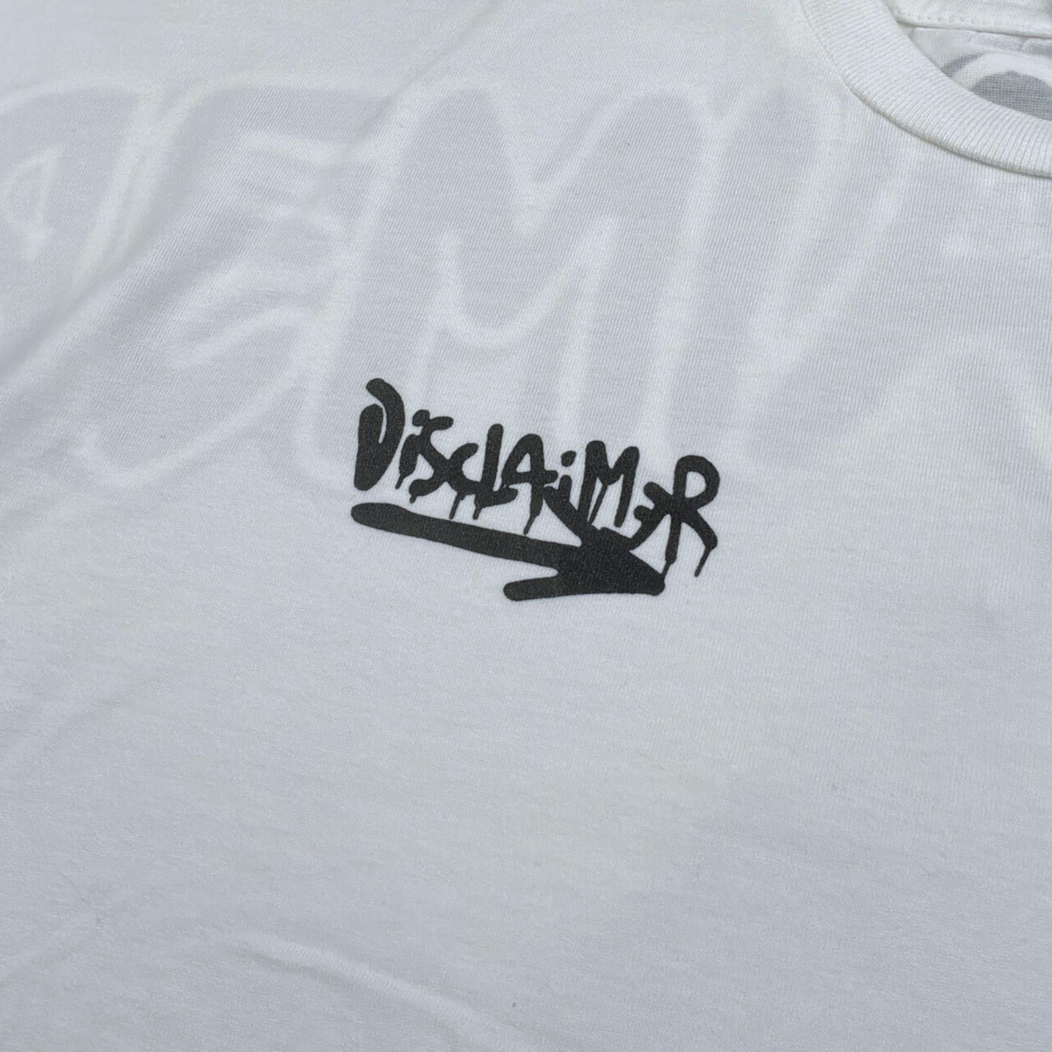 Disclaimer T-Shirt tinta unita con Stampa Bianco per Bambino 23EDK53816 BIANCO DISCLAIMER 