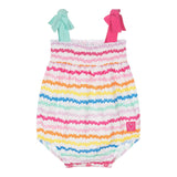 Agatha Ruiz Strampler mit Armausschnitt, mehrfarbiger Fantasy-Print für Neugeborene