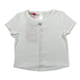 Liu Jo T-Shirt Girocollo Tinta Unita  per Bambina GA5151 BIANCO LIU JO 