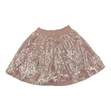 Alice Pi Gonna Tinta Unita con Paillettes Rosa per Bambina