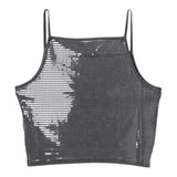 Diesel Top Bretelline Tinta Unita per Bambina J02179 GRIGIO DIESEL 