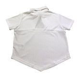 Met T-Shirt Asimmetrica Tinta Unita con Applicazioni per Bambina ME205 BIANCO MET 
