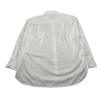 Dondup Camicia Manica Lunga Tinta Unita con Ricamo Logo per Bambina DFCA037XX BIANCO DONDUP 