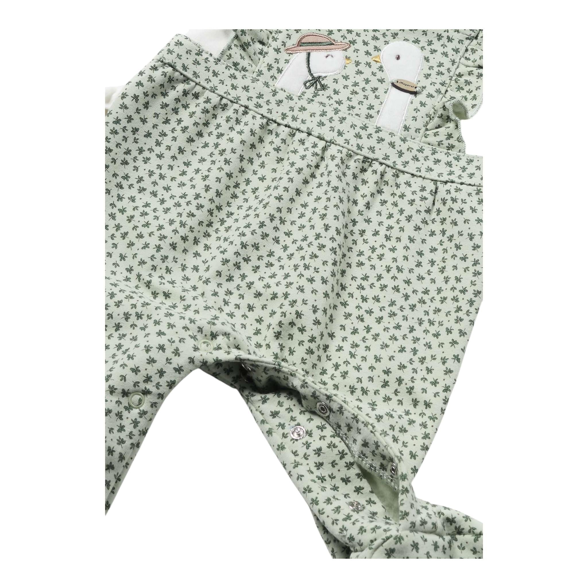 MAYORAL tutina manica lunga bicolore Verde per Neonata 2605 VERDE MAYORAL 