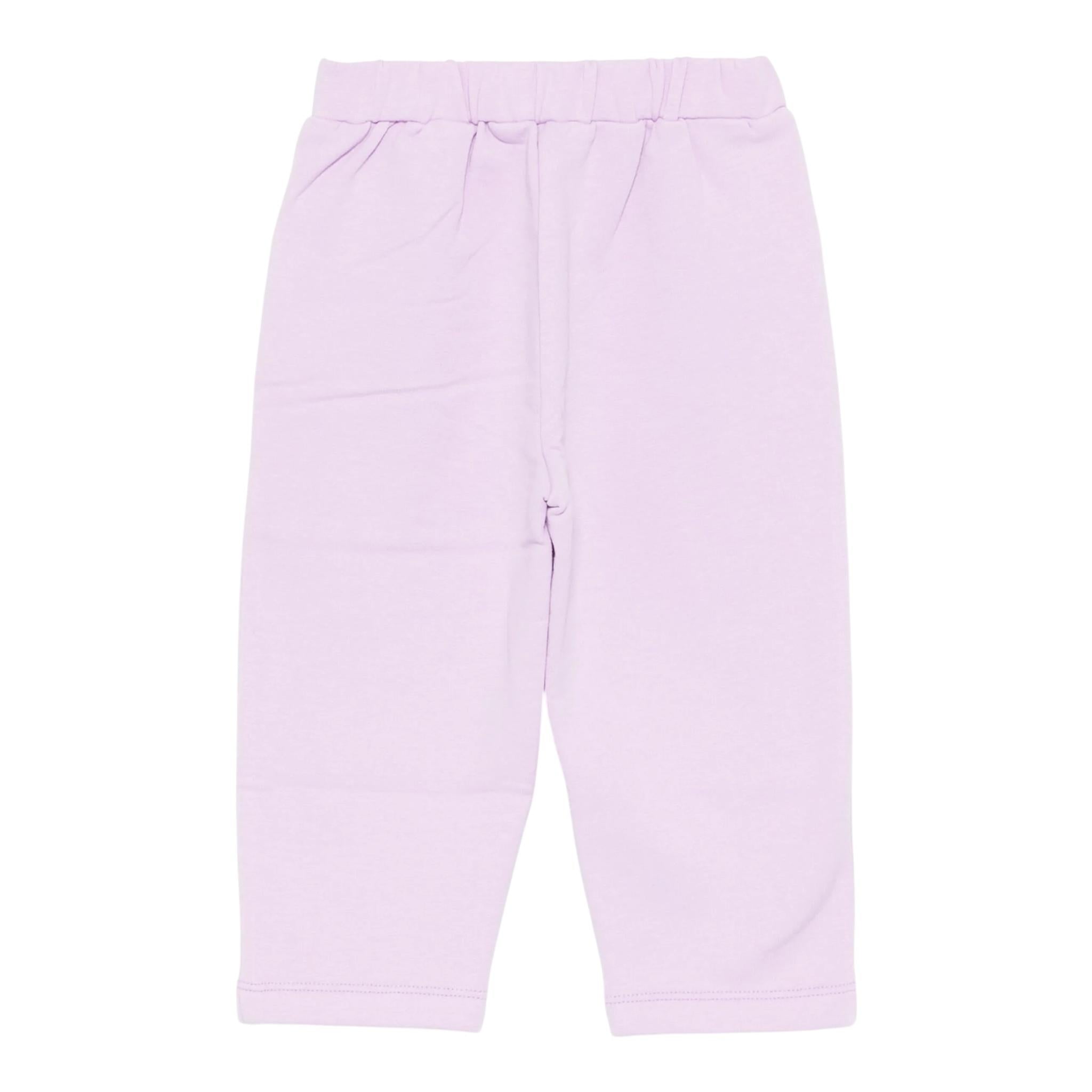 LIU JO pantalone tinta unita con elastico in vita Lilla per Neonata HF4040 LILLA LIU JO 