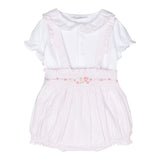 completo 2 pezzi body-salopette TY37010 ROSA TARTINE ET CHOCOLAT 