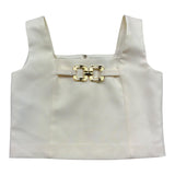 Marc Ellis Top Tinta Unita con Zip per Bambina FCJTP01134X PANNA MARC ELLIS 