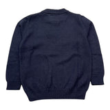 Guess Maglia Girocollo Tinta Unita con Logo per Neonato N5RR01Z2BB0 BLU GUESS 