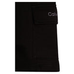 Calvin Klein Bermuda Tuta tinta unita con Logo Nero per Bambino IB0IB02440 NERO CALVIN KLEIN 