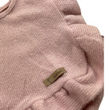 CALAMARO gilet tinta unita con balze Rosa per Neonata 14015 ROSA CALAMARO 